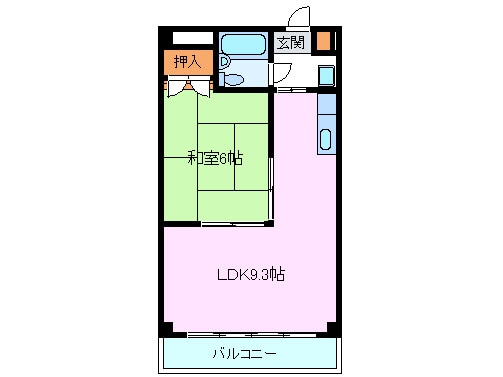 井出マンションの物件間取画像