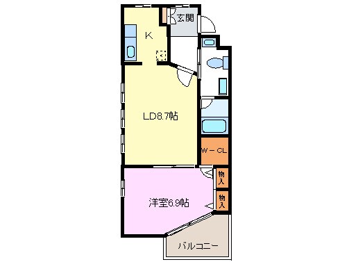 Ｓフラットの物件間取画像