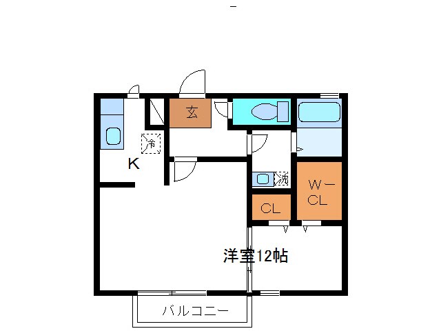 CITY　PALの物件間取画像