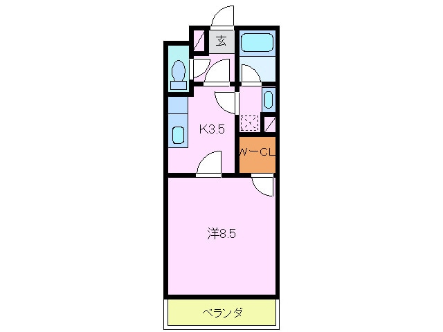 グランソレイユの物件間取画像