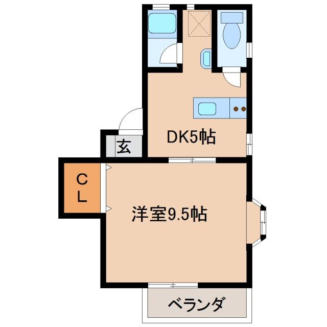 エクセラン稲木の物件間取画像