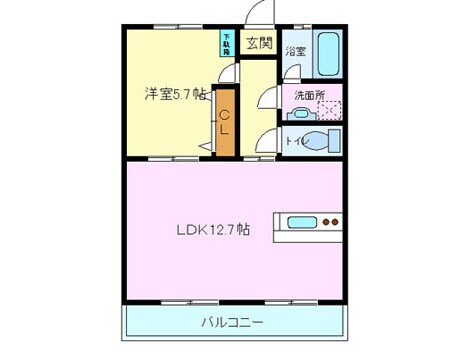 アクエリアスステージの物件間取画像