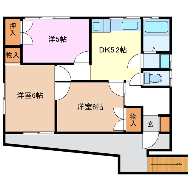 鈴木荘の物件間取画像