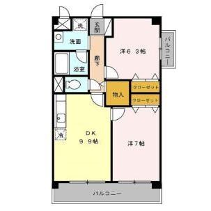 シティパル山王台の物件間取画像