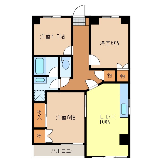 パープルマンションの物件間取画像