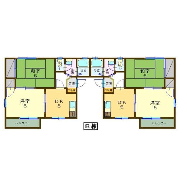 クレール飯田の物件間取画像