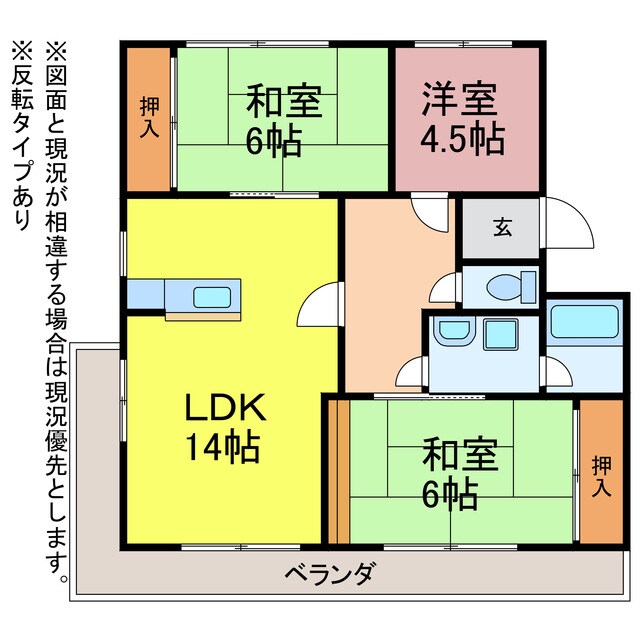 ユトリロ前田南の物件間取画像