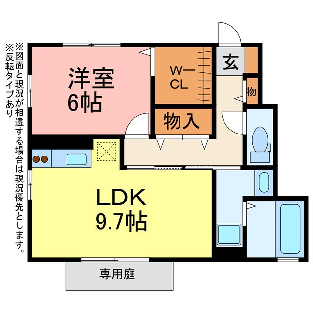 ボヌールの物件間取画像