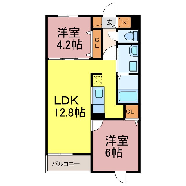 リバーサイドヒルの物件間取画像
