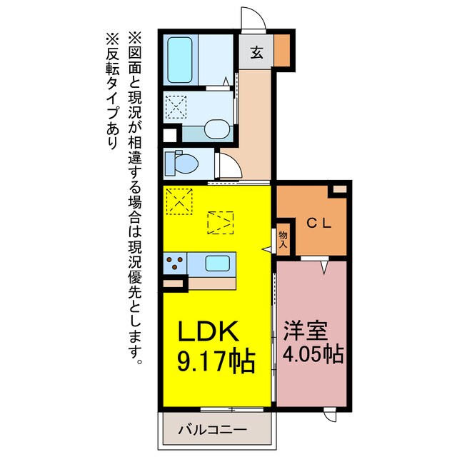 リシュドールＡ.Ｂの物件間取画像