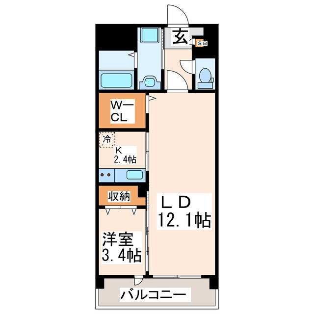 Sol Levante国府の物件間取画像