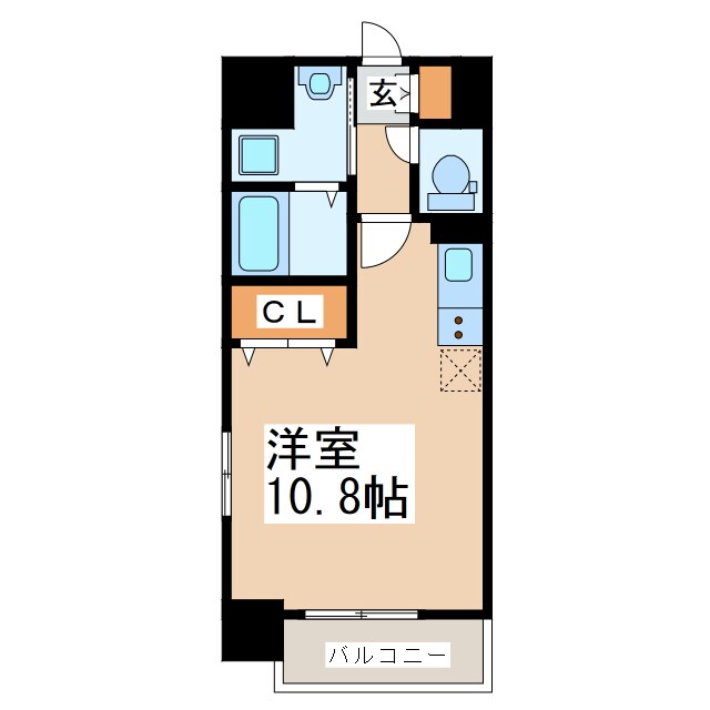河原町駅 徒歩9分 8階の物件間取画像