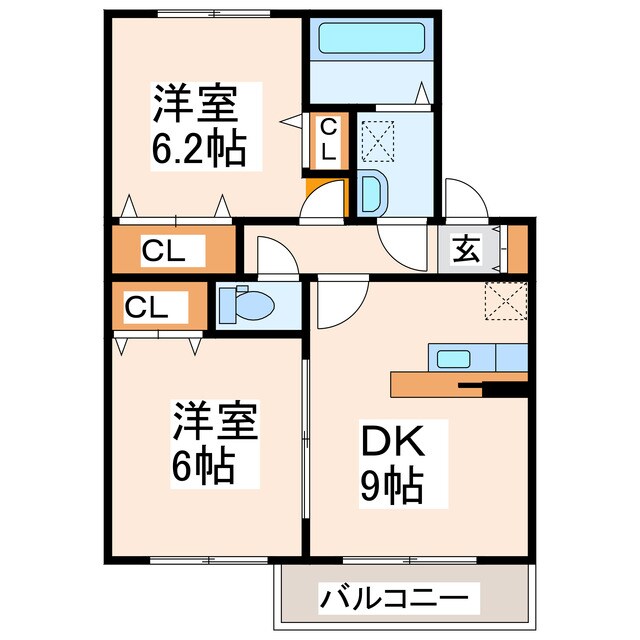 スプルースⅠの物件間取画像