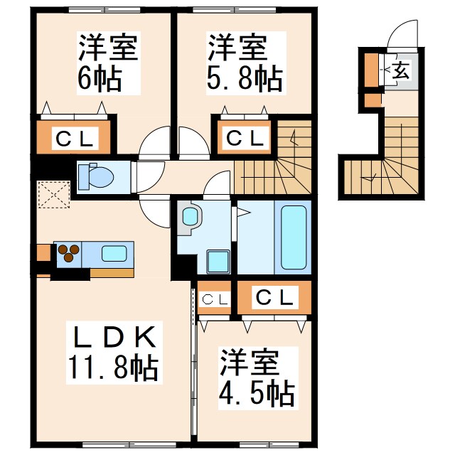 ＳＧハイツの物件間取画像