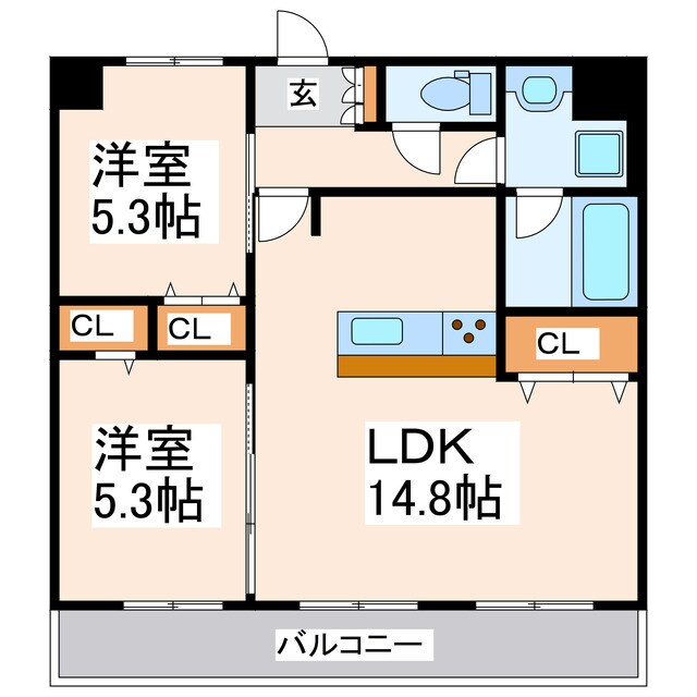 アーバニスト本山の物件間取画像