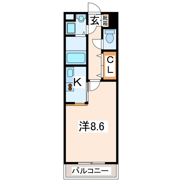 タサキヒルズの物件間取画像