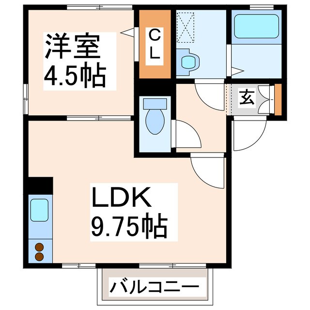 アウルズ・ヴィラの物件間取画像