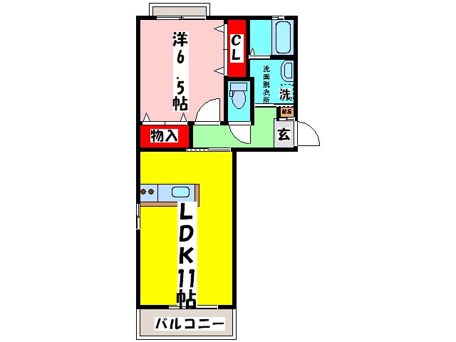 エムサイドヒルズの物件間取画像