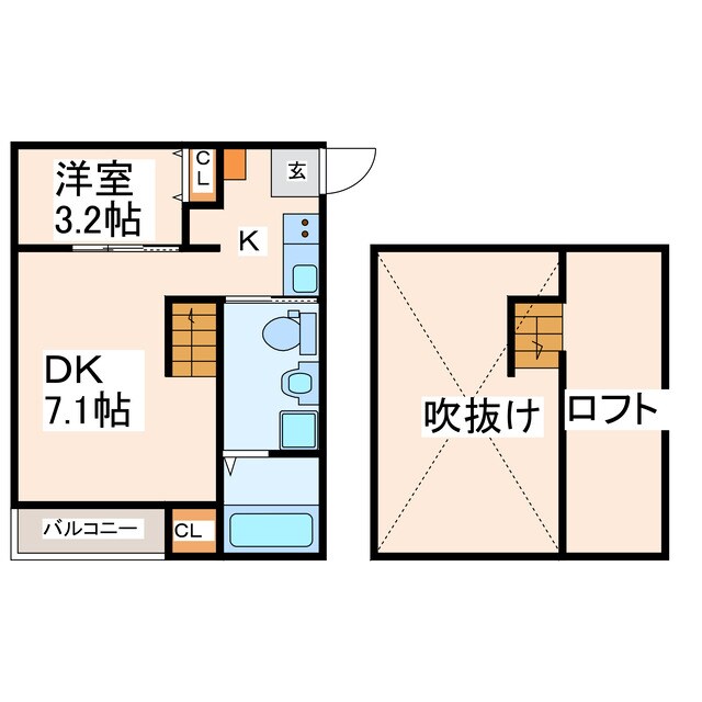 totoro上熊本の物件間取画像