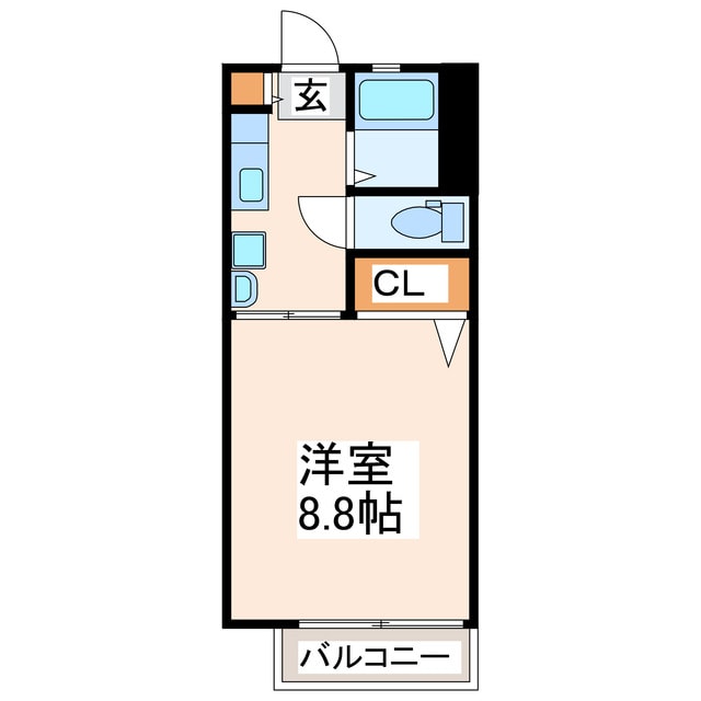 メゾンドマモールの物件間取画像