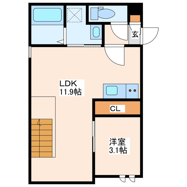 GRANDTIC花園Aの物件間取画像