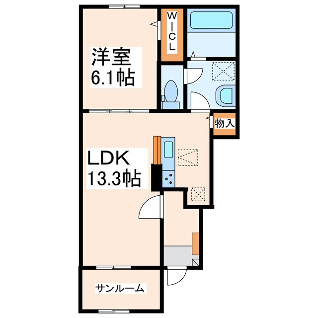 ウィンズⅡの物件間取画像