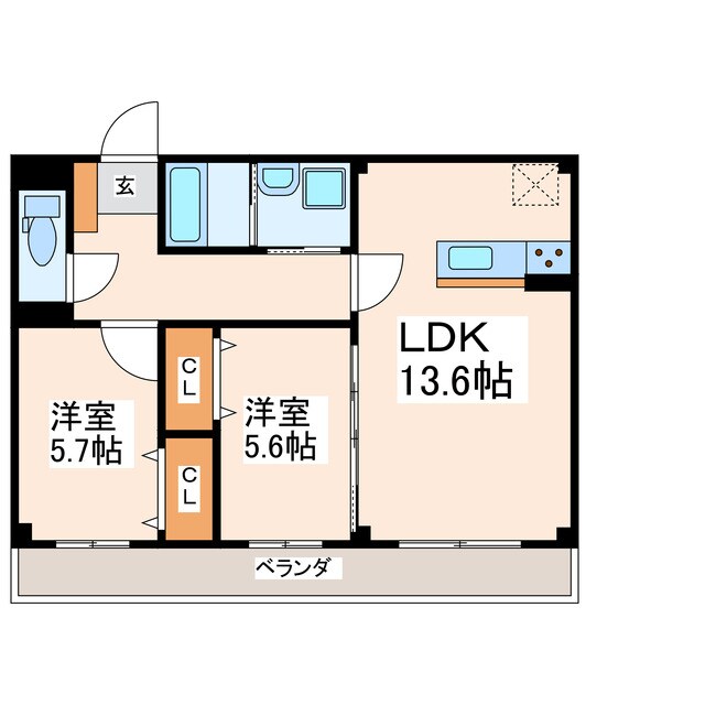 ハイムセラウエストの物件間取画像