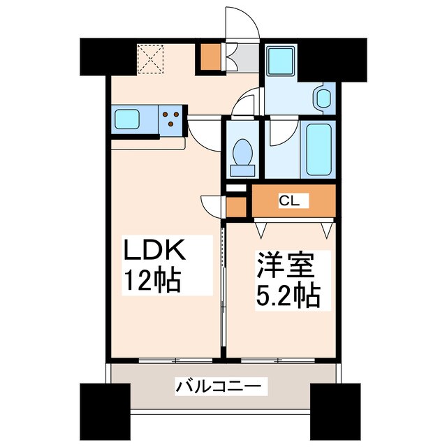 フォーエス新町の物件間取画像