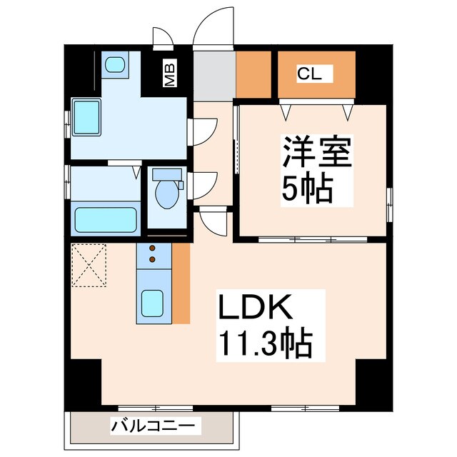 フォーエス紺屋今町の物件間取画像