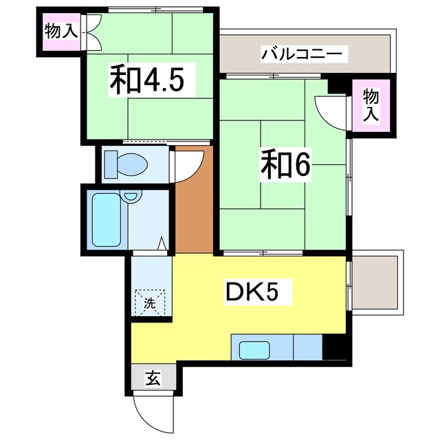 コープエンドーの物件間取画像