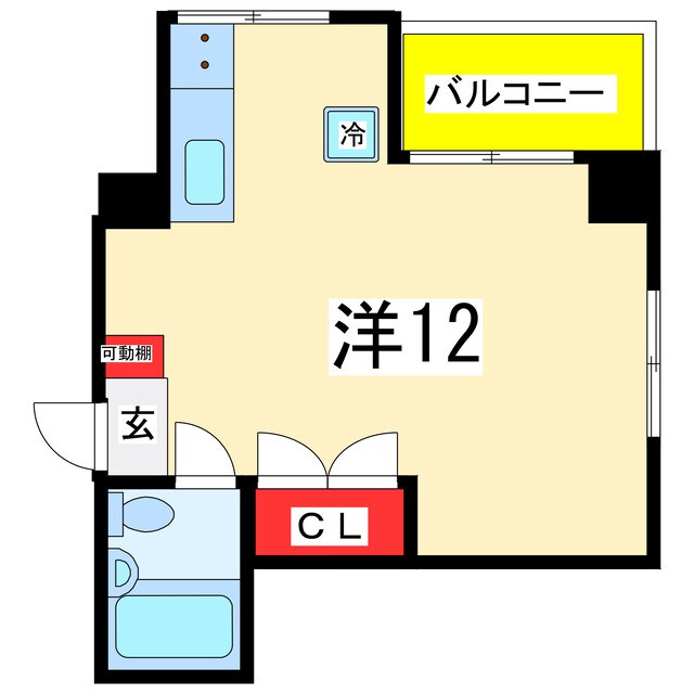 信興ハイツ旭町の物件間取画像