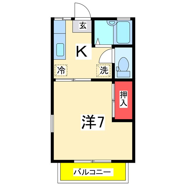 チャーリーハウスの物件間取画像