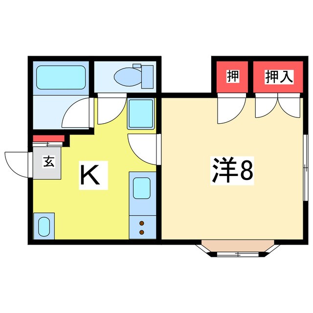ハイツアルテミスの物件間取画像
