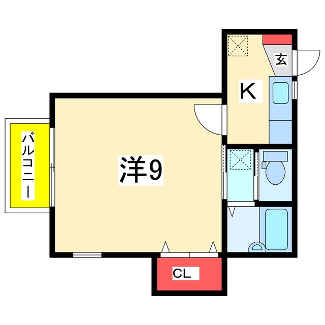コンフォートプレイスの物件間取画像
