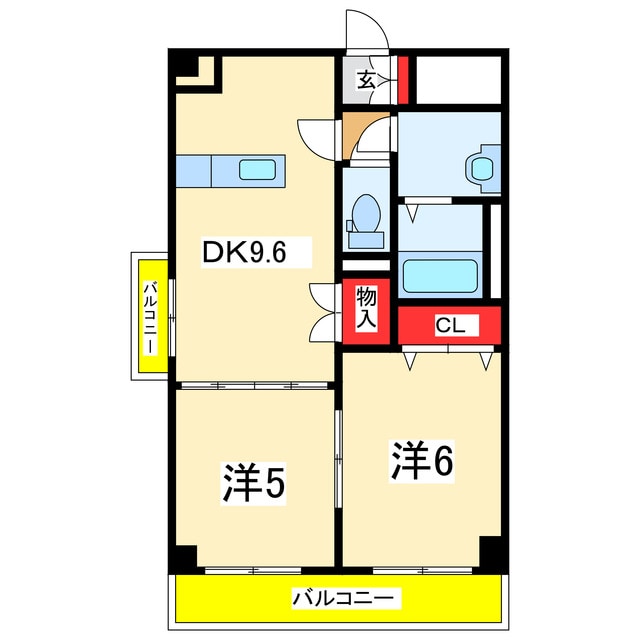 ＡＳプレミアム関屋金衛町の物件間取画像