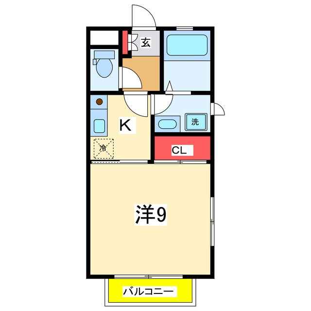 クレスト関屋田町の物件間取画像