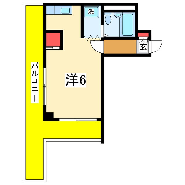 リバティープラザ本町の物件間取画像