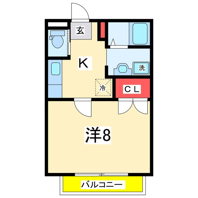 コーポケイエムの物件間取画像