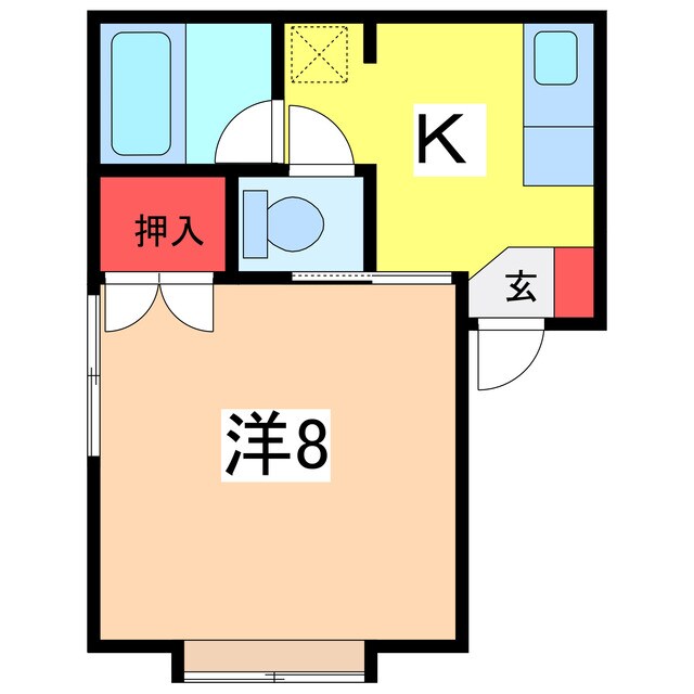 サンメゾン堀割の物件間取画像