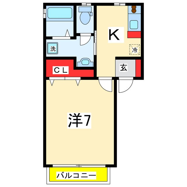 パルティールの物件間取画像