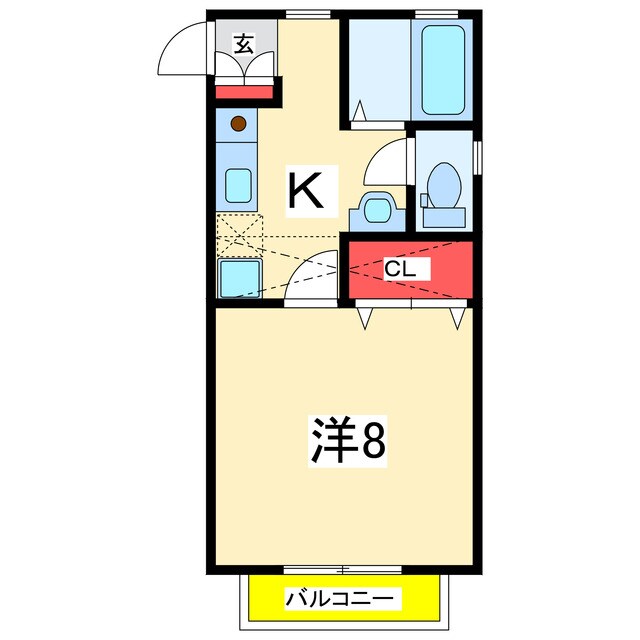 グリーンヒル近江の物件間取画像