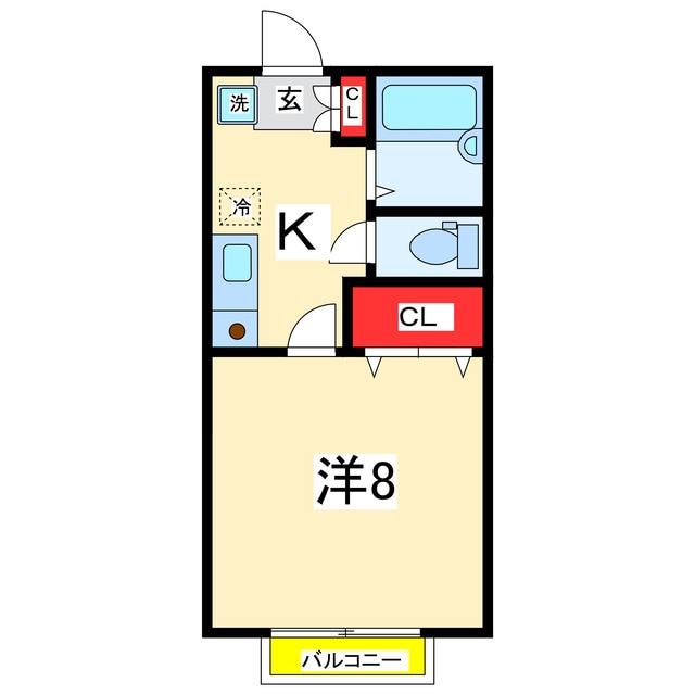 ヴィラコンコルディアの物件間取画像