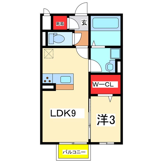 DEAR ROOM サチの物件間取画像