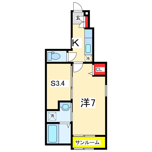 フォルシュの物件間取画像