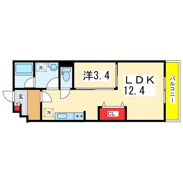 ピア旭町の物件間取画像