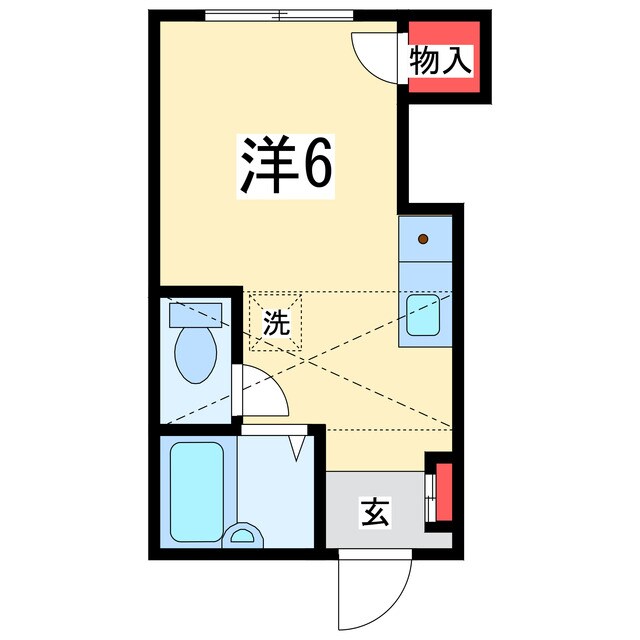 アリス新潟第一の物件間取画像