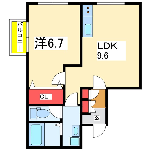 ネストささぐちの物件間取画像