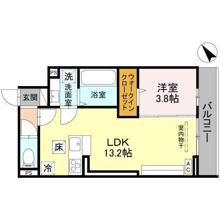 D-ROOM川端町の物件間取画像