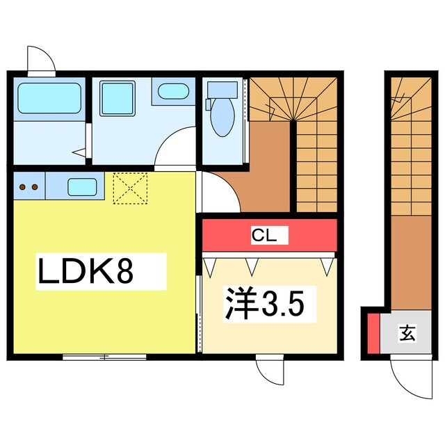 (仮称)旭町通2番町 新築アパートの物件間取画像