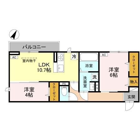CLASSEUM幸西Ⅰの物件間取画像
